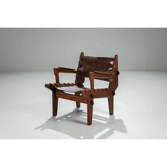 Mid-Century Modern Vintage Lounge Chair by Angel Pazmino, 1960s For Sale - Image 3 of 14