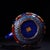 Metal Vintage Ming Cloisonne Enamel Teapot – Red Ground Gilt Bat & Coin Motif For Sale - Image 7 of 9