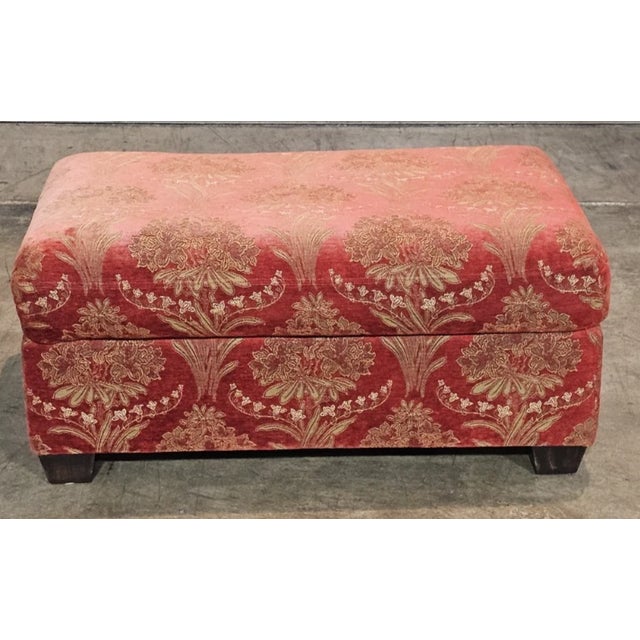 Stickley Large Arm Chair With Matching Ottoman Footstool Made in North Carolina For Sale - Image 15 of 16