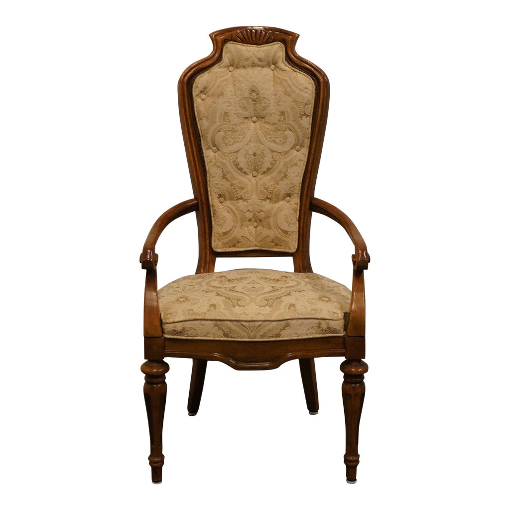 Drexel Heritage Italian Neoclassical Tuscan Style Cane Back Dining