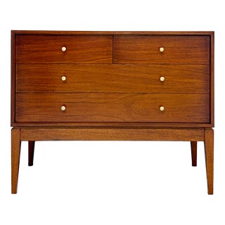 M Range Walnut Chest of Drawers by Peter Hayward for Uniflex, 1950s For Sale
