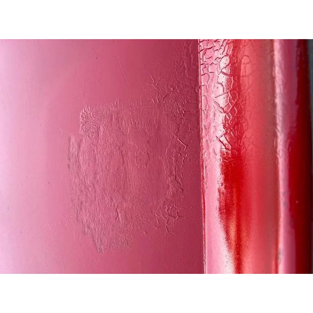 Fire Engine Red Asian Console Table For Sale - Image 11 of 13