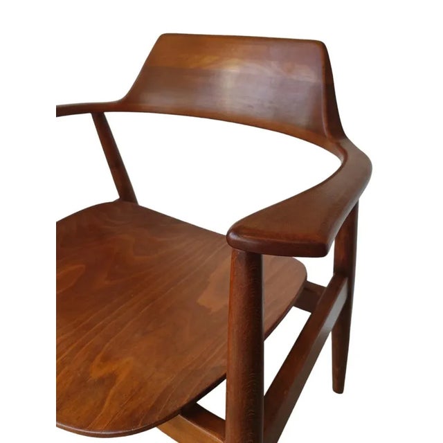 Wood Chairs in Teak by Wilkhahn, 1950s, Set of 4 For Sale - Image 7 of 12