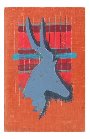 Abstracted Book Cover in Gouache