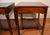 1930s Pair of English Regency Mahogany Green Leather Top Accent Side Tables For Sale - Image 9 of 18