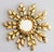 Wood Petite Mid Century Italian Giltwood Sunburst Mirror For Sale - Image 7 of 7