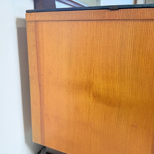 Vintage Burl Walnut Dressing Table by Jindřich Halabala for Up Závody, 1957 For Sale - Image 9 of 14