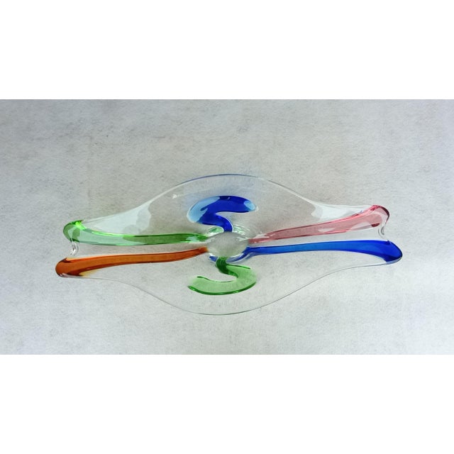 Mid-Century Modern Murano Glass Fruit Bowl, 1960s For Sale - Image 3 of 15