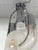 Mid-Century Modern space age metal chrome chandelier ceiling pendant lighting light lamp or flush mount by Aldo Nason for...