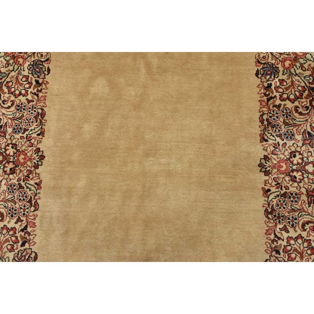 Sarouk Runner 4’5” X 18’6” Beige Wool Vintage Traditional Hand-Knotted Rug For Sale In Philadelphia - Image 6 of 14