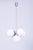 Mid-Century Modern Chandelier in Chromed Steel and Opaline Glass, Czech, 1960s For Sale - Image 10 of 10