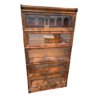 1900 - 1909 The Globe Wernicke Co Cincinnati Bookcase For Sale