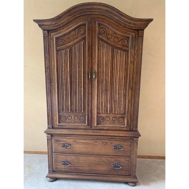 Ethan Allen Royal Charter Armoire Chairish