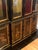Mid 20th Century Mid 20th Century Ethan Allen Handpainted, Black and Gold Chinoiserie Asian China Display Cabinet and Buffet For Sale - Image 5 of 12