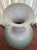 35” Extra Large Shiwan Proc Style Blue Green Crystalline Glaze Pottery Floor Vase Signed For Sale - Image 4 of 12