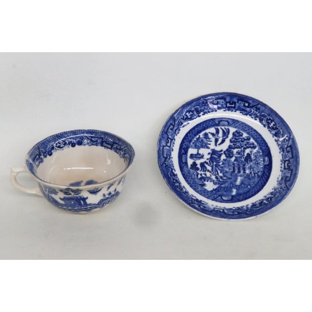 This lovely 2pc Cup and Saucer Set is made of ceramic. This gorgeous vintage set is stamped as being made in England by...
