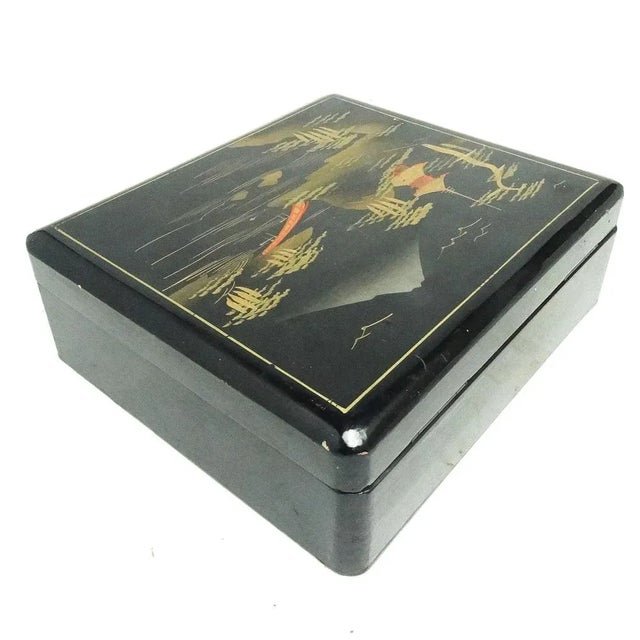 Mid-Century Japanese Brass Box, 1950s For Sale - Image 6 of 7