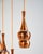 Copper Cascade Lamp attributed to Staff, 1960s For Sale - Image 8 of 14