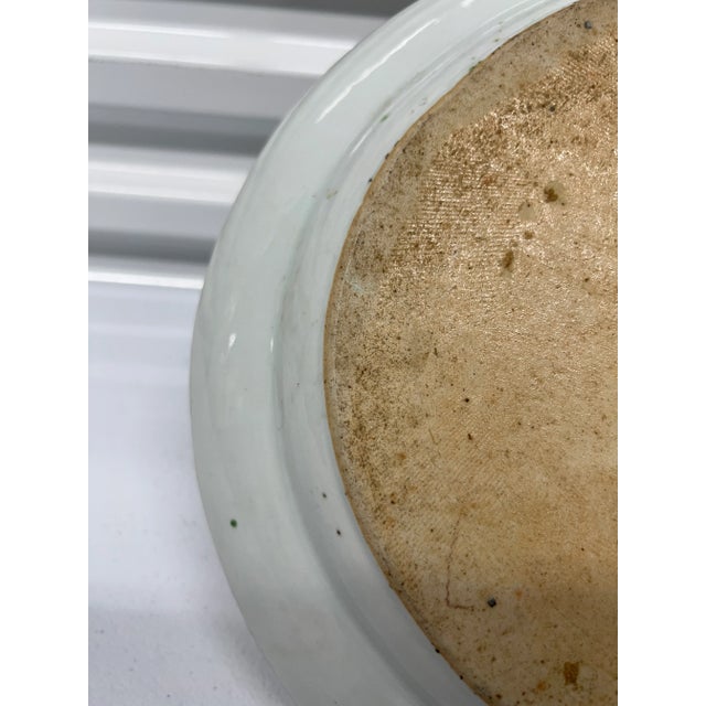 Ceramic 19th Century, Chinese Export Famille Jaune Imperial Dragon Platter For Sale - Image 7 of 7