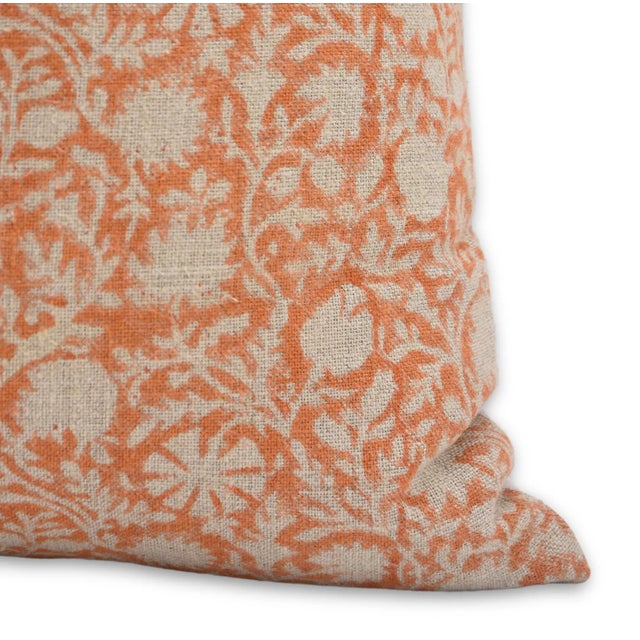Fabdivine Decorative Cushion Cover 14x14 Inch Block Printed Home Accent- Chakri For Sale - Image 6 of 7