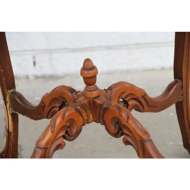 Mid 20th Century W & Z Rococo Style Marble Side Table For Sale - Image 10 of 12