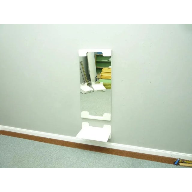 Very rare wall mirror and shelv by Ernest Igl. Very good original condition. Material plastic. Mirror glass in excellent...