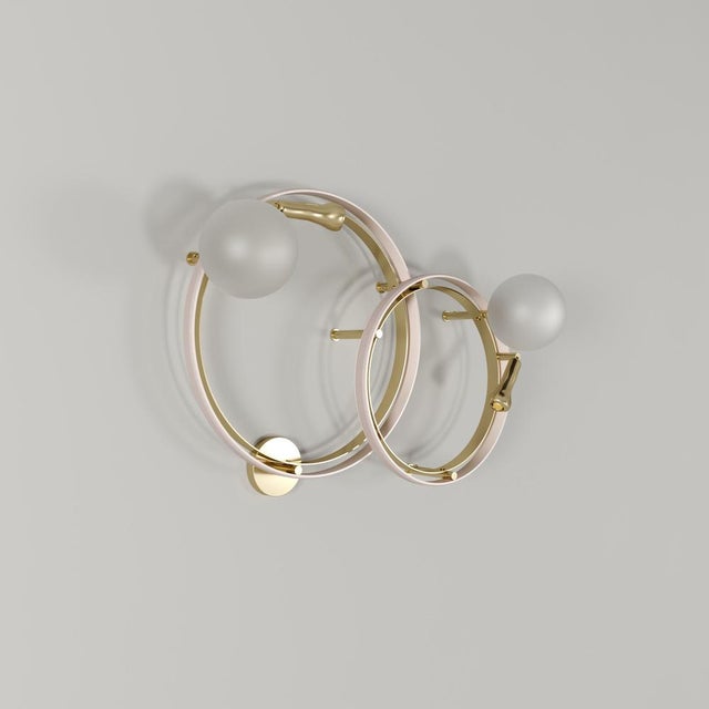 Pearl Wall Lamp Set by Creativemary For Sale - Image 4 of 18