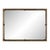 20th Century Neoclassic to Rococo Rectangular Large Wall Mirror With Ornate Gilded Frame For Sale