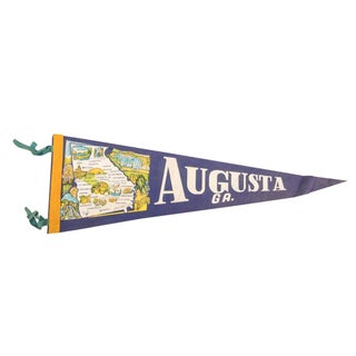 Augusta Georgia With Cities Felt Flag For Sale