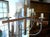 Mid-Century Modern Teak and Chrome Chandelier For Sale - Image 4 of 6