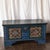 Antique Hand Painted Chest in Blue With Floral Motifs For Sale - Image 13 of 18