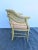 Wood Mid 20th Century Regency Faux Bamboo Yellow Chair For Sale - Image 7 of 8