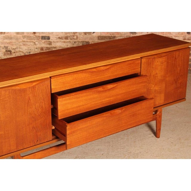 Brown Mid-Century Teak Sideboard from Austinsuite, 1960s For Sale - Image 8 of 15