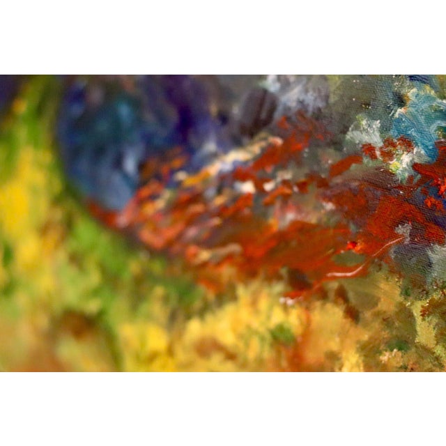 C. William, The Fire, 1974, Oil on Canvas, Framed For Sale - Image 8 of 11