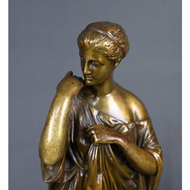 Raingo Frères after Praxiteles, Diana of Gabii, Late 19th Century, Bronze For Sale - Image 13 of 18