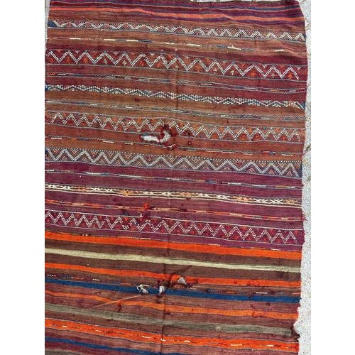 Mid-Century Moroccan Tribal Rug, 1930s For Sale - Image 3 of 18