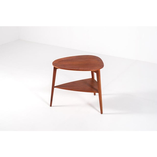 Danish Modern Teak Side Table by Jørgen Aakjær Jørgensen, 1960s For Sale - Image 6 of 6