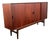 Mid Century Danish Modern Credenza Highboard Sideboard Sliding Teak 4 Doors Bar For Sale