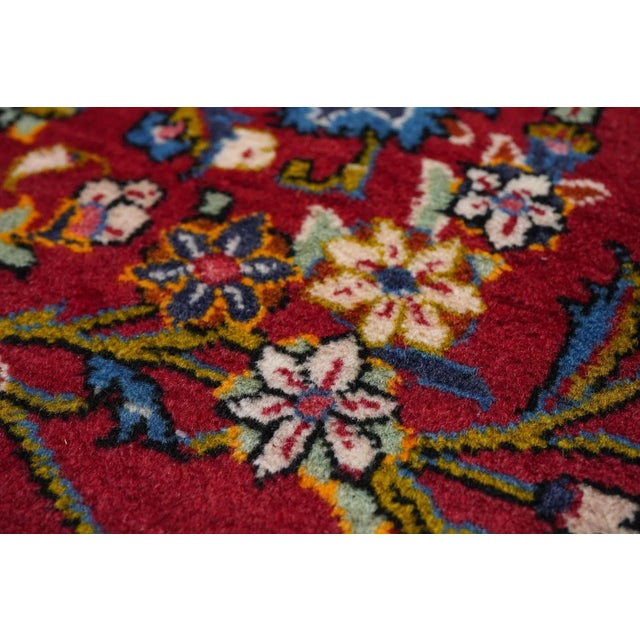 Vintage Kashan Rug 9'8'' x 13'5''.