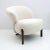 Italian armchair with a postmodern design, produced in the 80s. Completely restored and with new upholstery in precious...