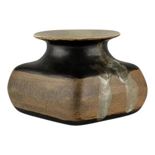 Hand-Painted Ceramic Vase by Bruno Gambone, Italy, 1960s For Sale