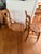 Wood Antique Victorian Eastlake Style Ladderback Cane Occasional Chairs - Pair For Sale - Image 7 of 12