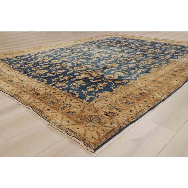 Antique Persian Kerman Rug, 08'09 X 12'00 For Sale - Image 9 of 12