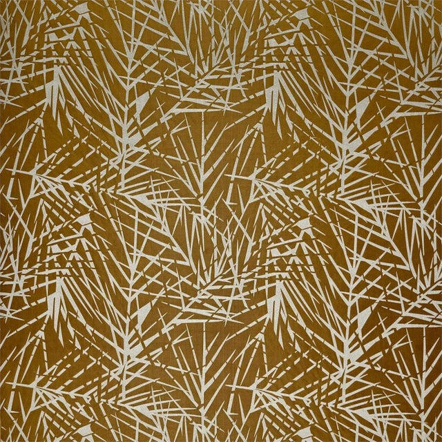 Harlequin Lorenza Fabric in Saffron/ Oyster - a Sample For Sale