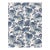Sample - The House of Scalamandré Rainforest Warp Print Fabric, Blue Mirage For Sale
