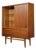Mid-Century Modern Teak Highboard with Glass Display Case and Sliding Door, 1960s For Sale