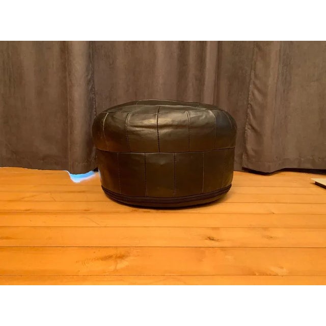 Patchwork Pouf, Switzerland, 1970s For Sale - Image 6 of 9