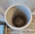 Ceramic Antique White Umbrella Stand in Glazed Pottery/Earthenware For Sale - Image 7 of 10