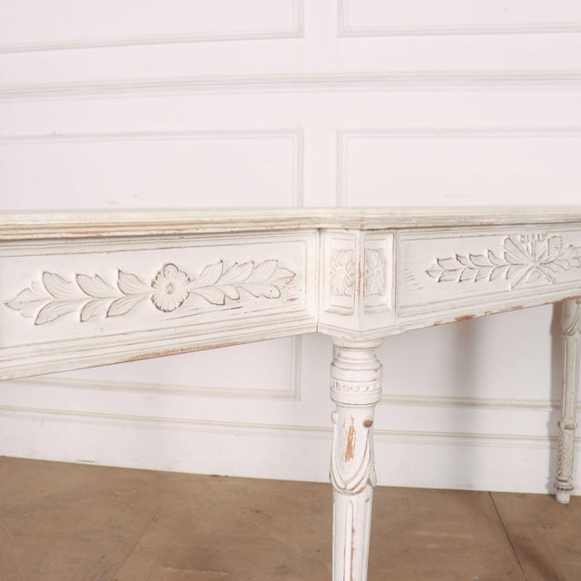 Painted Breakfront Console Table, 1950s For Sale - Image 4 of 12