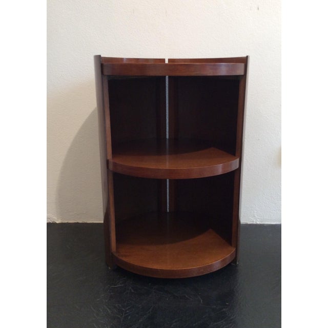 Brown Small Wooden Cabinet with Shelves, Italy, 1970s For Sale - Image 8 of 14